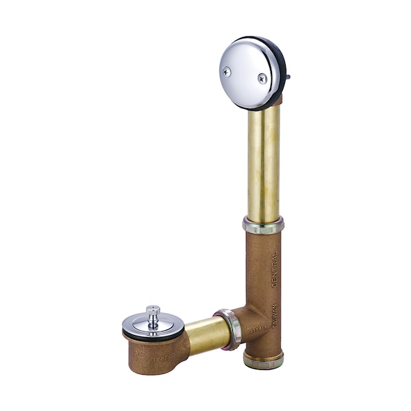 Multi-Tub Centralift Lift And Turn Drain, Polished Chrome, Weight: 5.12